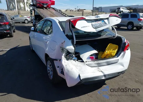 2019 Toyota Corolla Le z USA, uszkodzony, nr VIN 5YFBURHE4KP891839